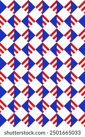 red and blue pattern background vector