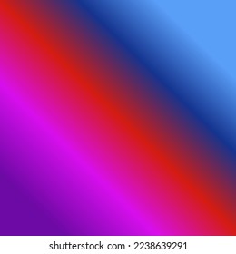 red, blue and purple gradient colors. produce really cool colors.