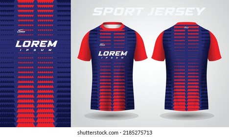 red blue shirt sport jersey design