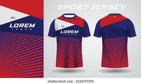 red blue shirt sport jersey design