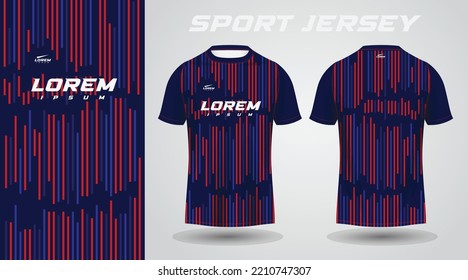 red blue shirt sport jersey design