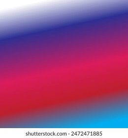 Diseño de fondo de degradado de combinación de colores rojo, azul, azul cielo, rosa y blanco.