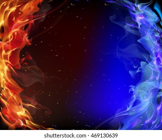 Red Blue Smoke Stock Vector (Royalty Free) 469130639 | Shutterstock