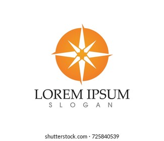 Red and blue Star falcon Logo Template vector icon