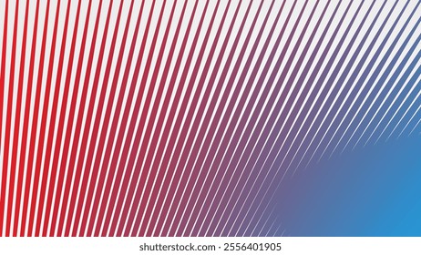 Red and blue stripes line pattern abstract background for backdrop or presentation