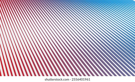Red and blue stripes line pattern abstract background for backdrop or presentation