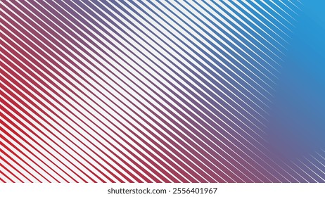 Red and blue stripes line pattern abstract background for backdrop or presentation