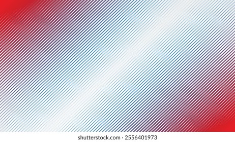 Red and blue stripes line pattern abstract background for backdrop or presentation