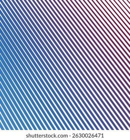 Fundo de padrão contínuo de linhas de listras vermelhas e azuis