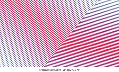 Red and blue stripes seamless abstract background