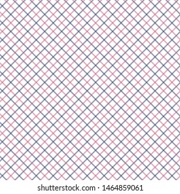 Red and Blue Tattersall Check Pattern. Men's Shirt Fashion Textile Fabric. Repeating Tile Plaid Pattern.