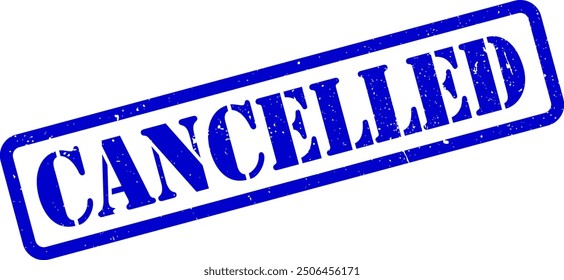 Red Blue Terminated Disgrace Cancelled Cancel Culture Rubber Stamp Grunge Texture Sign Signage Label Badge Sticker Vector EPS PNG Transparent No Background Clip Art Vector EPS PNG 