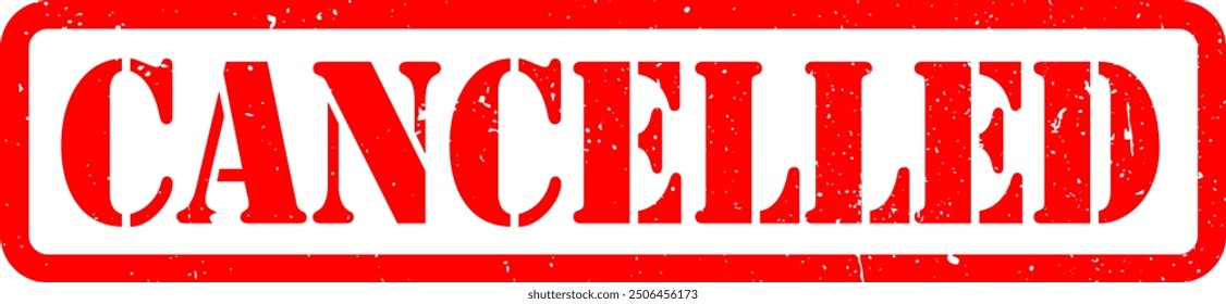 Red Blue Terminated Disgrace Cancelled Cancel Culture Rubber Stamp Grunge Texture Sign Signage Label Badge Sticker Vector EPS PNG Transparent No Background Clip Art Vector EPS PNG 