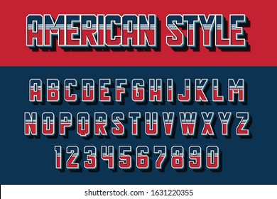 Red Blue text style effect Premium Vector