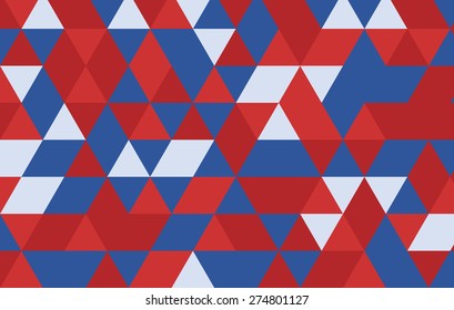 red blue triangle abstract design background.geometric pattern template.