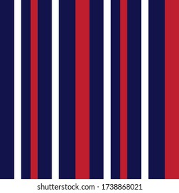 Rot und blau gestreifter, nahtloser Muster-Hintergrund, geeignet für Modetextilien, Grafiken