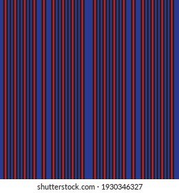 Rojo y azul vertical rayado fondo de patrón sin soldadura adecuado para textiles de moda, gráficos