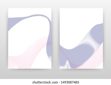 Red blue waved concept. abstract design of annual report, brochure, flyer, poster. Red shape on white background vector illustration for flyer, leaflet, poster. Business A4 brochure template.