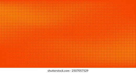 roter und blauer wellenförmiger Halbtonhintergrund. Dots Pop Art Sport Stil Vektorgrafik.