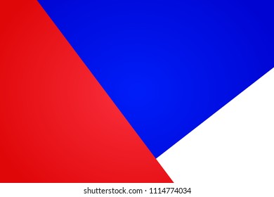 Red Blue White Abstract Banner Background Stock Vector (Royalty Free ...