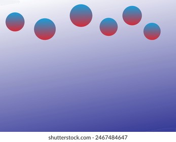 Red, blue and white  color combination gradient background design.