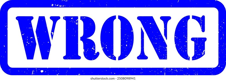 Red Blue Wrong Terminated Disgrace Cancelled Cancel Culture Rubber Stamp Grunge Texture Sign Signage Label Badge Sticker Vector EPS PNG Transparent No Background Clip Art Vector EPS PNG