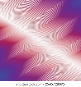 Fondo abstracto sin fisuras de la línea de rayas del zig zag azul rojo
