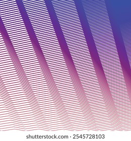 Fondo abstracto sin fisuras de la línea de rayas del zig zag azul rojo