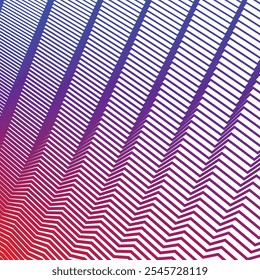 Red blue zig zag stripes line pattern seamless abstract background