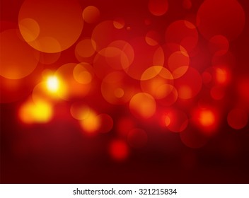 red bubbles background