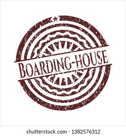 Red Boarding-house distress rubber seal