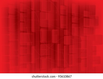 red bokeh abstract light background - Vector illustration eps10