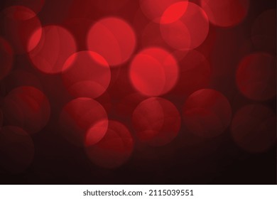 fondo de bokeh rojo con luces desenfocadas