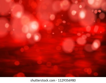 Red Bokeh Background Light Effect For Your Design, vetor