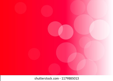 Red Bokeh Background with light at right