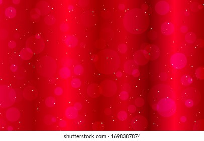 Antecedentes rojos. Papel tapiz de efecto luminoso suave. Borrador del fondo abstracto. Brillante efecto de luz bokeh. Ilustración vectorial.