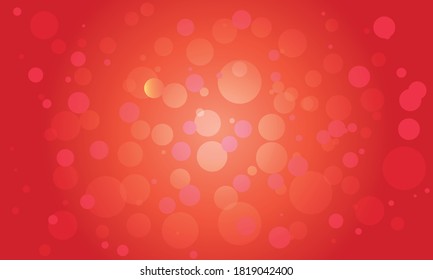 red bokeh background with soft blur bokeh light.
