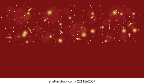 	
Bokeh rojo de luces sobre fondo negro