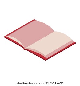 diseño de libros rojos sobre blanco