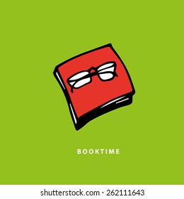 Red book icon.