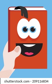 Red book smiling