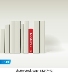  red book vector image