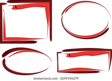 vermelho bordô cor abstrata colorido quadros criativos formas