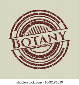 Red Botany distress with rubber seal texture