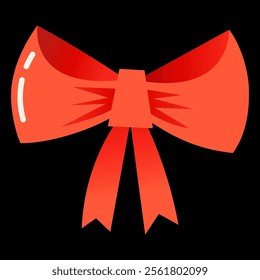 red bow for decorating clothes