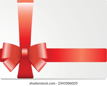 Arco rojo. Arco de regalo rojo para tarjetas, presentaciones, navidad, año nuevo, día de San Valentín, 8 de marzo, día de la mujer y cumpleaños 