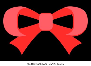 red bow for gift wrapping