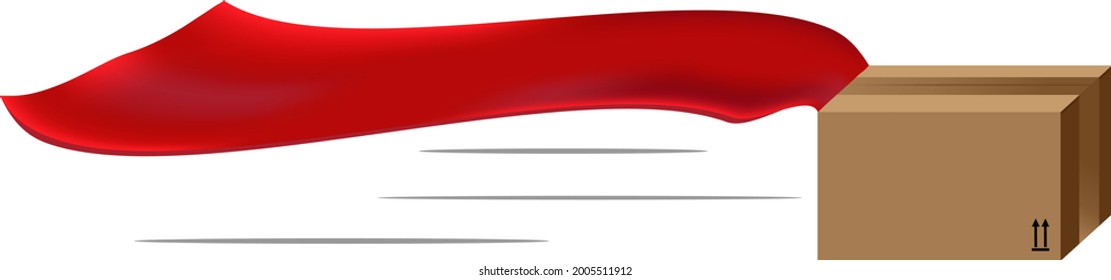 red bow for a holiday decoration gift to a loved one