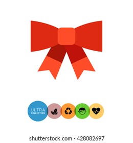 Red Bow Icon