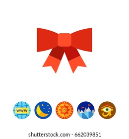 Red Bow Icon